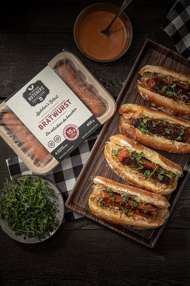 Bratwurst Sausages (Available on PlantX)