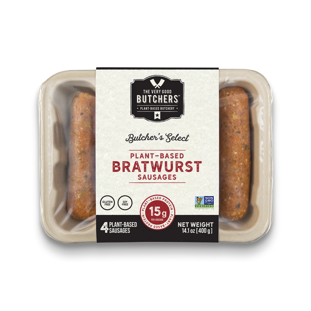 Bratwurst Sausages (Available on PlantX)