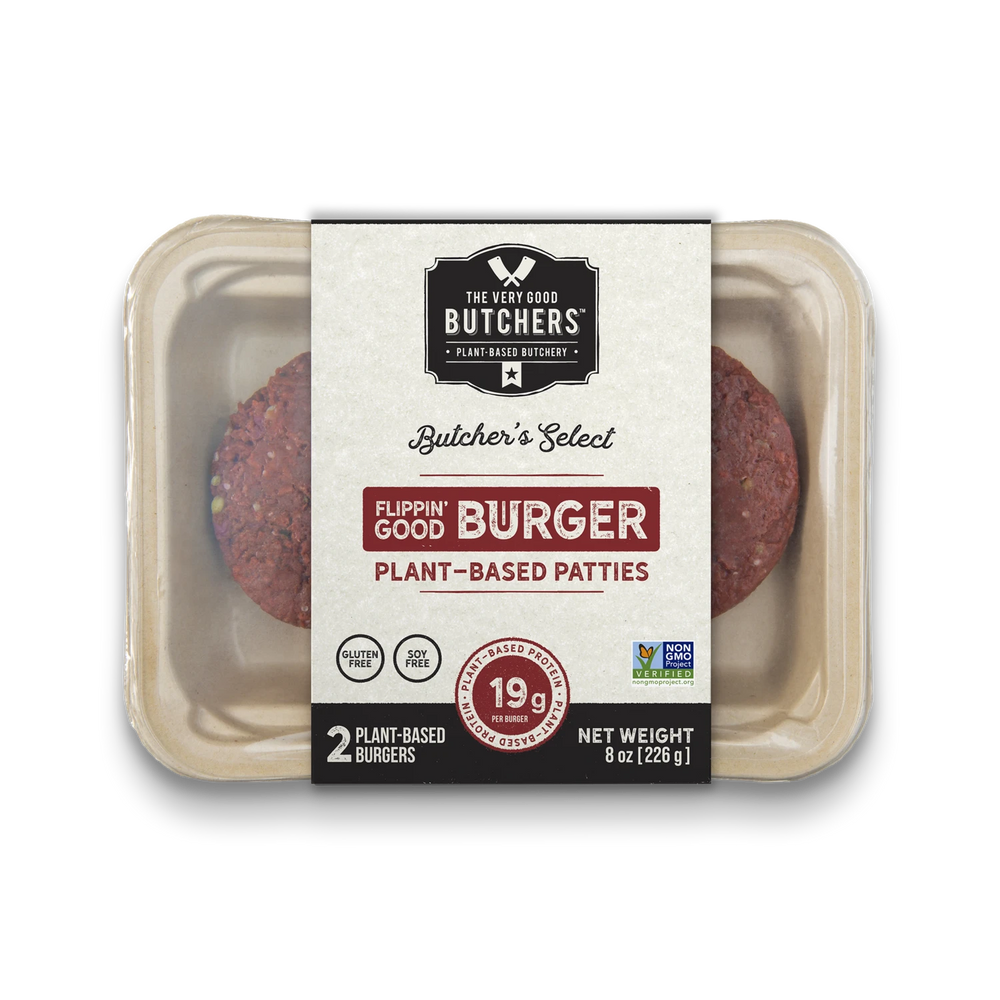 Flippin’ Good Burger (Available on PlantX)
