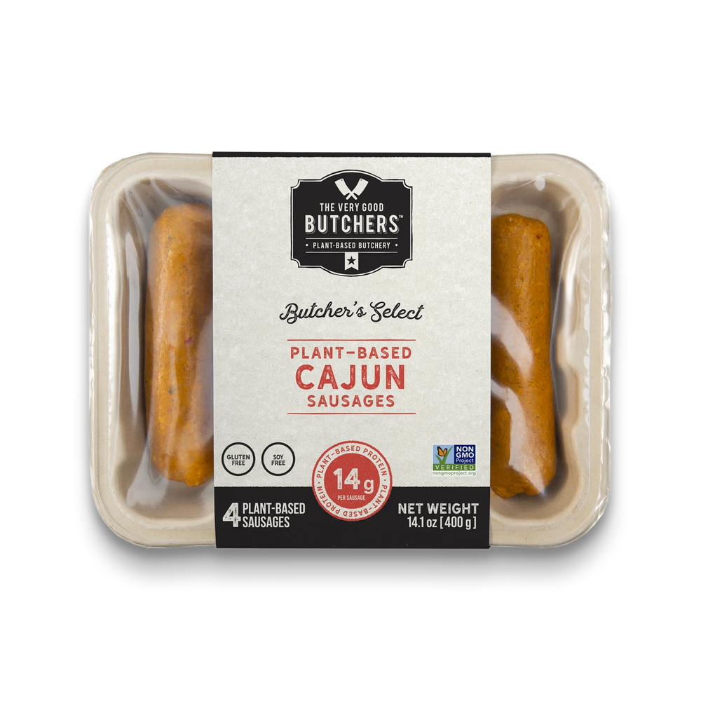 Cajun Sausages (Available on PlantX)
