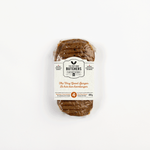 Our signature burger is a cruelty-free AAA Grade bean patty, loaded with organic veggies and spices including beets, carrots, old-fashioned mustard and tahi